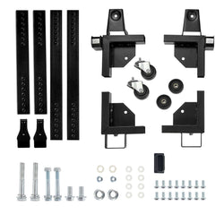 Mobile Base, 680.3 kg Capacity, Adjustable from 457.2 x 609.6 mm to 673.1 x 800.7 mm, Heavy Duty Universal Mobile Base Stand with Swivel Wheels, for Woodworking Equipment, Bandsaw, Power Tools