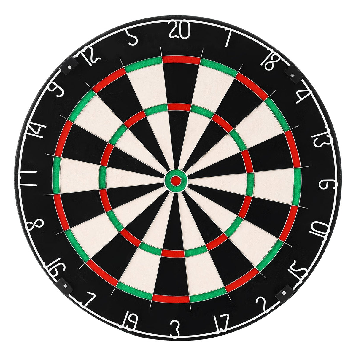 Dart Board, High-Grade Self-Healing Sisal Fiber Dartboard with Staple-Free Bullseye, Blade Wire & Rotating Number Ring, 450mm Professional Dartboard for Home Party Game Room (Darts Not Included)