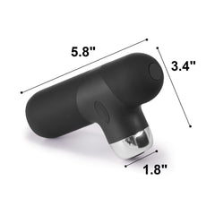 Massage Gun Deep Tissue, Percussion Muscle Massager for Athletes - with 4 Speed Levels & 4 Massage Heads, 7.4V 2500mAh Batteries, Handheld Mini Massage Gun for Pain Relief, Muscle Relaxation