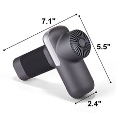 Massage Gun Deep Tissue, Percussion Muscle Massager for Athletes - with 5 Speed Levels & 6 Massage Heads, 7.4V 2500mAh Batteries, Handheld Electric Massage Gun for Pain Relief, Muscle Relaxation