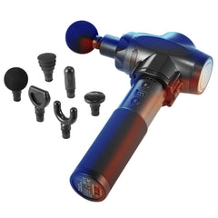 Massage Gun Deep Tissue, Percussion Muscle Massager for Athletes - with 9 Speed Levels & 6 Massage Heads, 24V 2500mAh Batteries, Handheld Electric Massage Gun for Pain Relief, Muscle Relaxation