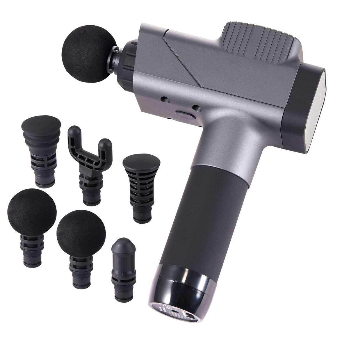 Massage Gun Deep Tissue, Percussion Muscle Massager for Athletes - with 8 Speed Levels & 6 Massage Heads, 16V 2500mAh Batteries, Handheld Electric Massage Gun for Pain Relief, Muscle Relaxation