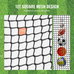 10x10ft Golf Practice Net Indoor Hitting Net for Baseball Hockey Soccer