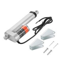 Linear Actuator 12V, 4 Inch High Load 330lbs/1500N Linear Actuator, 0.19"/s Linear Motion Actuator with Mounting Bracket and IP54 Protection