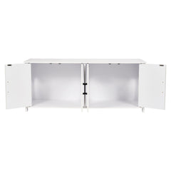 Cat Litter Box Enclosure Wooden Litter Box Furniture Hidden 2 Rooms White