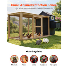 Hardware Cloth 61cm x 15.2m, 1/2 in 19 Gauge Galvanized Wire Mesh Roll, Weather-Resistant Vinyl Coated Chicken Wire Fencing, Heavy Duty Welded Garden Plant Fencing for Rabbit Cage Snake Fence