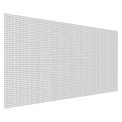 Hardware Cloth 61cm x 15.2m, 1/2 in 19 Gauge Galvanized Wire Mesh Roll, Weather-Resistant Vinyl Coated Chicken Wire Fencing, Heavy Duty Welded Garden Plant Fencing for Rabbit Cage Snake Fence