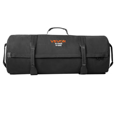 Workout Sandbag, Heavy Duty Workout Power Bags with Handles, 23-56 kg Adjustable Slam Bag for Fitness Strength Weight Training Cross-Training, Home Gym Exercise, Black (Unfilled)