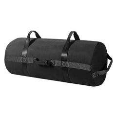 Workout Sandbag, Heavy Duty Workout Power Bags with Handles, 56-90 kg Adjustable Slam Bag for Fitness Strength Weight Training Cross-Training, Home Gym Exercise, Black (Unfilled)