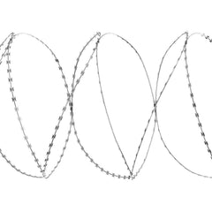 Razor Wire Razor Barbed Wire 147ft 3Rolls Razor Wire Fencing Double Spiral