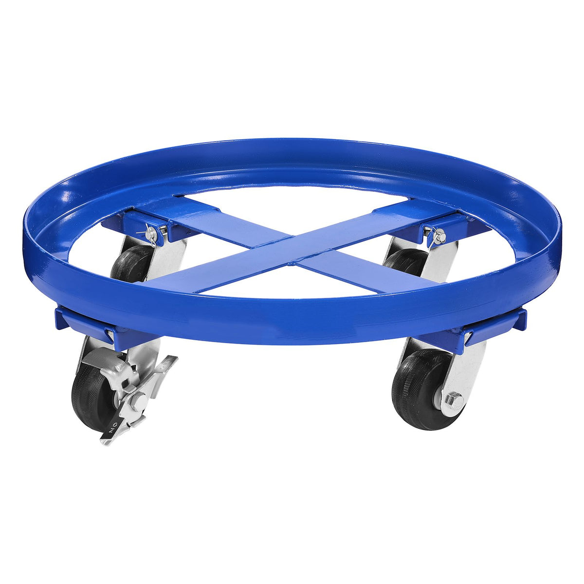 55 Gallon Drum Dolly 2000 lbs Barrel Dolly Cart Drum Caddy 4 Caster Wheels
