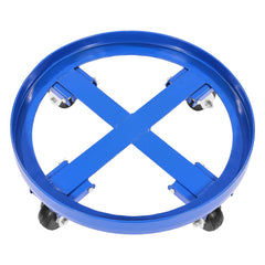 55 Gallon Drum Dolly 2000 lbs Barrel Dolly Cart Drum Caddy 4 Caster Wheels