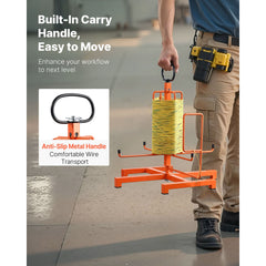 Cable Dispenser Floor Stud Mounted Portable Electrical Industrial Retail