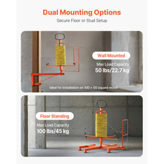 Cable Dispenser Floor Stud Mounted Portable Electrical Industrial Retail