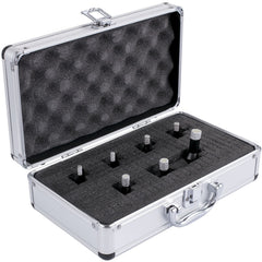 Diamond Drill Bits 7PCS Diamond Hole Saw 6/6/8/8/10/12/14mm Tile Hole Saw Kit Vacuum Brazed Diamond Drill Bit 0.59in/15mm Segment Tile Hole Saw w Storage Case for Tile Ceramic Porcelain Marble