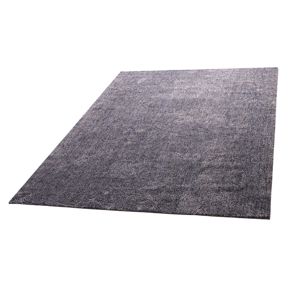 Indoor Plush Area Rugs, 2.44 x 3.05m Plush Carpet, Area Rugs Furry with Long Plushs Pile, Thick & Durable High-Pile Rug for High-Traffic Areas, Non-Shedding & Non-Slip Backing, Blue-Gray