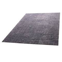 Indoor Plush Area Rugs, 2.44 x 3.05m Plush Carpet, Area Rugs Furry with Long Plushs Pile, Thick & Durable High-Pile Rug for High-Traffic Areas, Non-Shedding & Non-Slip Backing, Blue-Gray