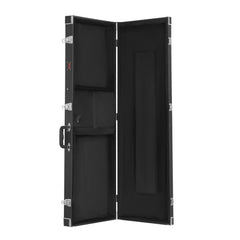 Bass Guitar Hard Case, 1220 mm Rectangular Guitar Hard Case, With Lock Latch Keys Handle, PVC Padding Soft Lining Water-Resistant Hard Shell Guitar Case, for 990-1180 mm Bass Guitars, Black
