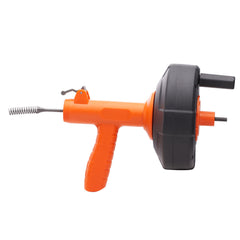 VEVOR Drain Auger 25ft 1/4in Drum Plumbing Drain Snake Clog Remover Autofeed