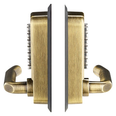Mechanical Keyless Entry Door Lock, 14 Key Mechanical Door Lock, Mechanical Keypad Door Lock with Handle, Double-Sided Stainless Steel Waterproof Keyless Gate Lock, for Home Office Fence Garage