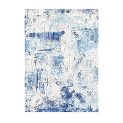 Area Rug, 1524x2133.6mm Large Washable Rug, Non-Slip and Tear-Resistant Soft Carpet, Pet & Child Friendly Modern Area Rugs, Indoor Mat for Bedroom, Office, Living Room, Kids Room, Entryway, Blue