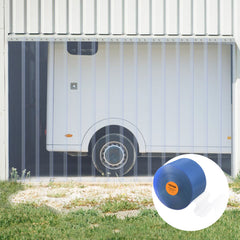 Strip Curtain, 3048 cm L x 30.5 cm W x 3 mm Thickness, Clear PVC Smooth Curtain Strip Door Bulk Roll, Plastic Door Strips for Doorway of Supermarket, Garage, Warehouse, Barn, Pet Animal House