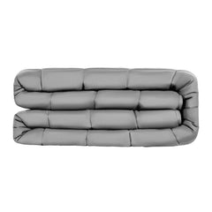 Weighted Blanket, 11 kg, 2235 x 2640 mm King Size, Cooling Breathable Heavy Blanket with Glass Beads, All-Season Use, Suitable for 113-140 kg Adults, Anxiety Stress Relief, Improve Sleep, Grey