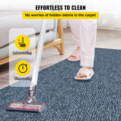 Gray Marine Carpet 6 ft x 23 ft Boat Carpet Rugs Indoor Outdoor Rugs for Patio Deck Anti-Slide TPR Water-Proof Back Cut Outdoor Marine Carpeting Easy Clean Outdoor Carpet Roll