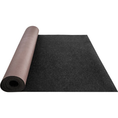 Marine Carpet, 6 x 23 ft Boat Carpeting, Charcoal Black Marine Grade Boat Carpet, Indoor/Outdoor Marine Carpeting with Water-proof TPR Backing, Water-proof Carpet Roll for Home, Patio, Porch, De