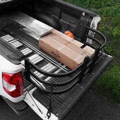 Truck Bed Extender, Aluminum Retractable Tailgate Extender, 131cm-162.6cm Adjustable Length, Fits for Ridgeline, Tacoma, Gladiator, Colorado/Canyon, Frontier, and Ranger
