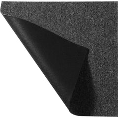 Carpet Tiles Reusable, 20"x 20" Carpet Squares With Padding Attached, Soft Padded Carpet Tiles, Easy Install DIY for Bedroom Living Room Indoor Outdoor (20 Tiles, Dark Gray)