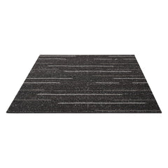 Carpet Tiles Reusable 610x610 mm, 24 PCS Modular Carpet Square Rug, Commercial Floor Soft Padded for Seamless Cover 8.9㎡, Easy DIY Replacement for Living Room Bedroom Office Indoor, Gray