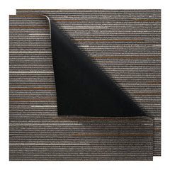 Carpet Tiles Reusable 610x610 mm, 24 PCS Modular Carpet Square Rug, Commercial Floor Soft Padded for Seamless Cover 8.9㎡, Easy DIY Replacement for Living Room Bedroom Office Indoor, Dark Brown