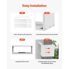 Air Conditioner Wall Sleeve 42 in Universal Through the Wall AC Sleeve