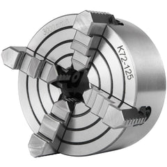 Metal Lathe Chuck 4-Jaw Independent 5 inch Cast Iron Milling Turning CNC