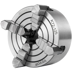 Metal Lathe Chuck 4-Jaw Independent 5 inch Cast Iron Milling Turning CNC