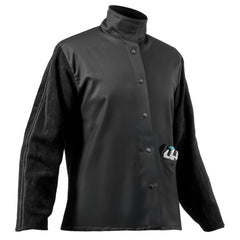 FR Welding Jacket XXL Size Heavy Duty Cowhide Leather & 9oz FR Cotton
