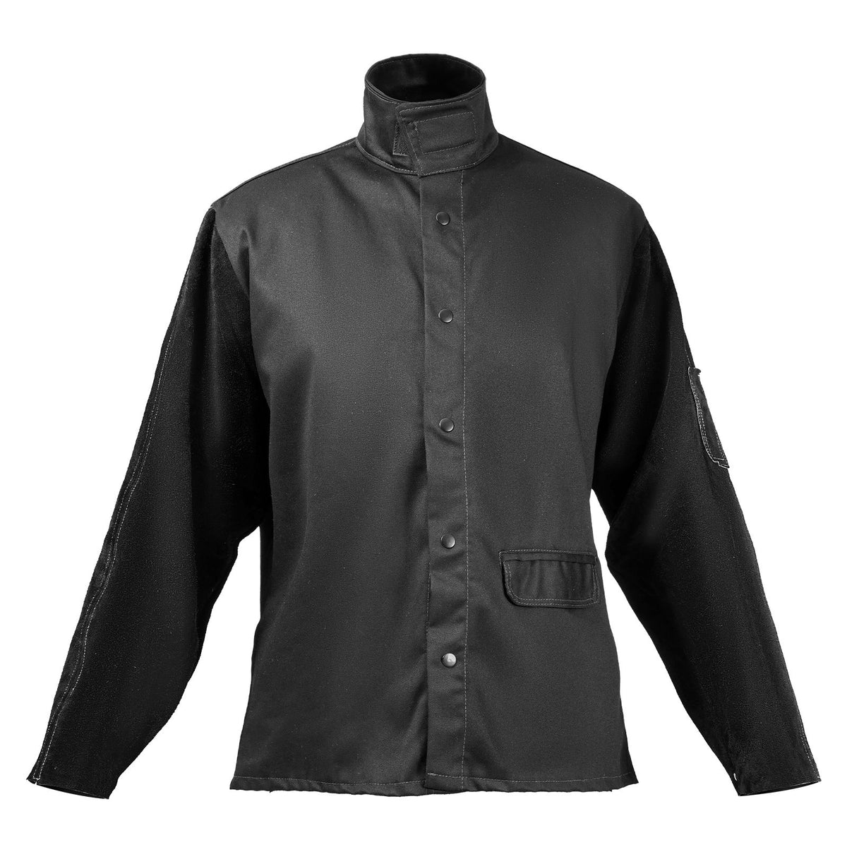 FR Welding Jacket L Size Heavy Duty Cowhide Leather & 9oz FR Cotton