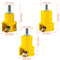 Tenon Cutter Log Furniture Kit 1" & 1.5"& 2" w/ Curved Blade for Home DIY