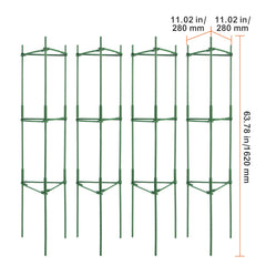 4 Packs Tomato Cages for Garden 1620 mm Tomato Plant Stakes Support Cage