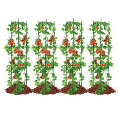 4 Packs Tomato Cages for Garden 1620 mm Tomato Plant Stakes Support Cage