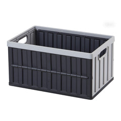 Plastic Collapsible Storage Bins with Lids, 65L 3 Packs, Stackable Folding Storage Crates with Handles, Holds 38 kg Per Bin, Heavy Duty Containers, Space-Saving Baskets, for Home Organizing