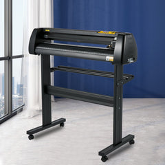 28 Inch Vinyl Cutter Machine With Floor Stand Vinly Sign Cutting Plotter Starter Bundle Kit Software Adjustable Force & Speed