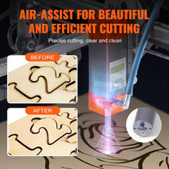 Laser Engraver, 10W Output Laser Engraving Machine, 15.7" x 15.7" Large Working Area, 10000mm/min Movement Speed, Compressed Spot with Rotary Roller, Laser Cutter for Wood, Metal, Acrylic