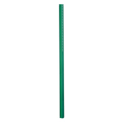 6FT U-Channel Sign Post, 4Pack Green Heavy Duty Steel Fixed Fence Post, Steel Fence U-Channel Sign for Garden, Courtyard, Farm or Traffic Intersection