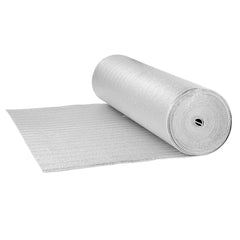 Double Reflective Insulation Roll, Foam Core Radiant Barrier, 5.5mm 48 in x 50 ft, Double-Sided Aluminum Foil EPE Foam Heat Reflective Shield, Thermal Insulation Roll for Window RV Roof