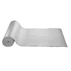 Double Reflective Insulation Roll, Foam Core Radiant Barrier, 5.5mm 48 in x 50 ft, Double-Sided Aluminum Foil EPE Foam Heat Reflective Shield, Thermal Insulation Roll for Window RV Roof