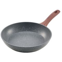 Frying Pan Skillet, Aluminum Egg Fry Pans, 3 Piece Set (250, 280, 325 mm), Nonsitck Heavy-Duty Skillets with Heat-Resistant Handle, Chef's Kitchen Cookware, for Gas, Electric, Induction, Grey