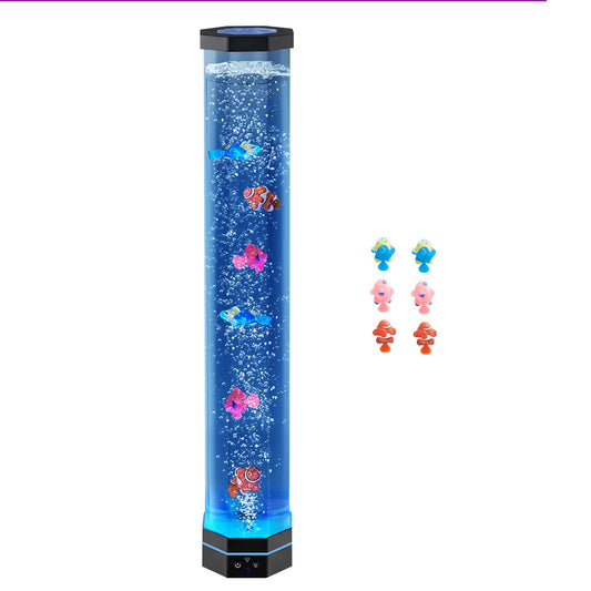 Bubble Tube Lamp 16 Color 80 cm Sensory Aquarium Lamp for Relief Calming