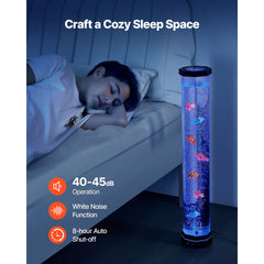 Bubble Tube Lamp 16 Color 80 cm Sensory Aquarium Lamp for Relief Calming